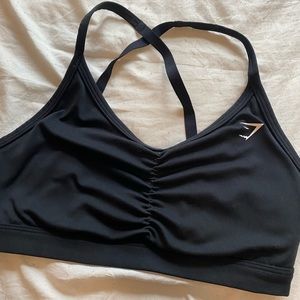 Gymshark strappy rouched sports bra